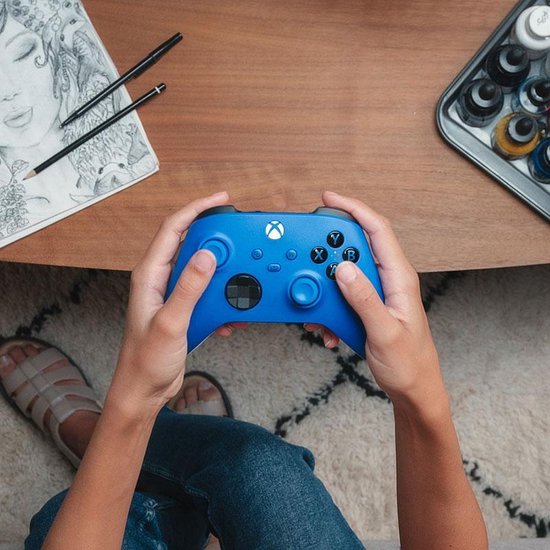 Xbox Draadloze Controller - Blauw - Series X & S - Xbox One - Xbox