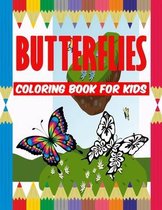 Butterflies coloring Book