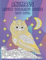 Adult Coloring Books Animals Easy Level