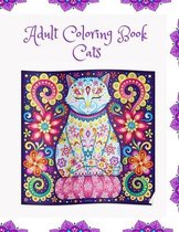 Adult Coloring Book Cats