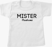 Mister Handsome T-shirt White – maat 68