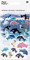 Rico Design - Stickers - Dolfijnen - Animal Series - Stickers Bullet Journal - Stickervellen Kinderen - Stickervellen - Stickers Kinderen - Stickers Volwassenen - Stickers voor Kin