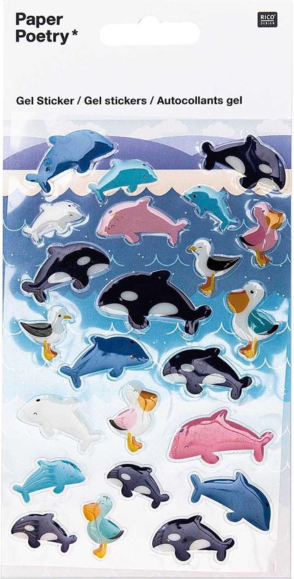 pedaal Belachelijk Digitaal Rico Design - Stickers - Dolfijnen - Animal Series - Stickers Bullet  Journal -... | bol.com