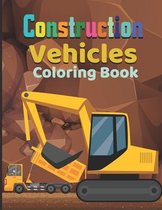 Construction vehicles Coloring Book