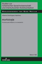 Studien Zur Romanischen Sprachwissenschaft Und Interkulturel- Morfolog�a
