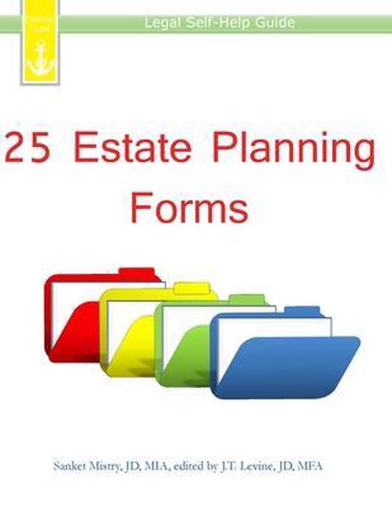 Legal Self-Help Guide- 25 Estate Planning Forms - cover