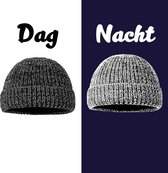 Reflecterende Muts - Beanie - Verlichting - Wandelen - Fietsen - Hardlopen