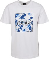 Cayler & Sons Heren Tshirt -L- Bon Voyage Japanese Flowers Wit