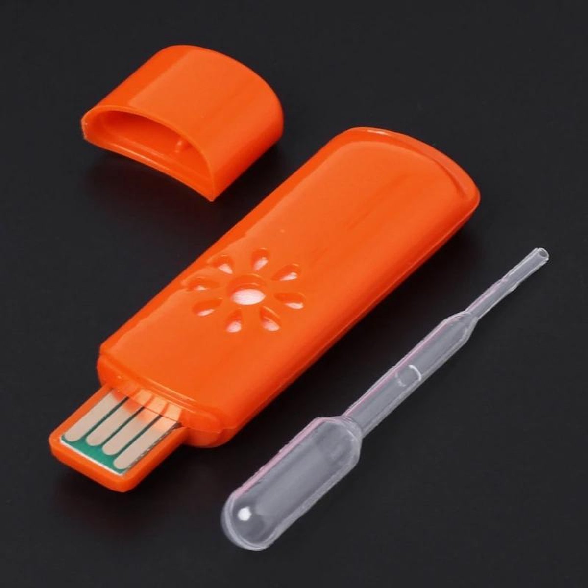 Mini USB Car Aromatherapy Diffuser | Aroma Humidifier | Essential Oil | Fresh Home | Oranje