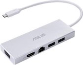 ASUS OS200 - Docking station - USB-C - VGA, HDMI - GigE - for 14, ExpertBook P5, P15, P17, VivoBook 14, ZenBook 15, ZenBook Flip 13Asus