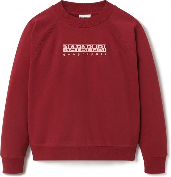 Napapijri - Sweater Dames Rood - Bebel - Maat L | bol.com