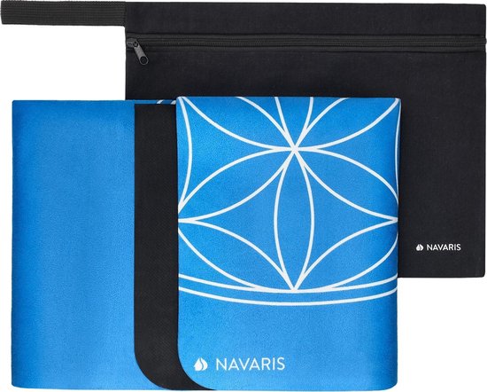 Nava - Tapis de yoga de voyage, pliable, avec sac, tapis de yoga 1,5 mm,  tapis de