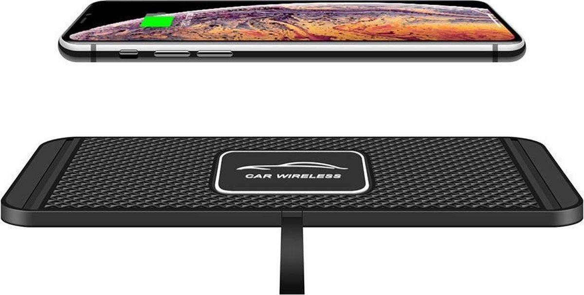 Draadloze Oplader Auto Snel Lader Voor Iphone Auto Opladen Pad Voor Samsung  Apple Dock... | bol.com