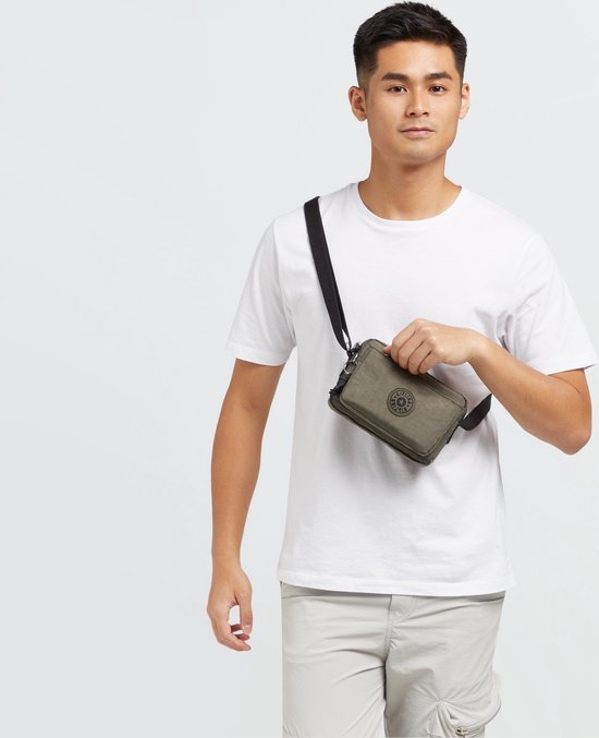 kipling Sac à épaule bandoulière Basic Abanu Crossbody Green Moss Vert