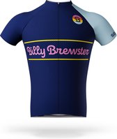 Billy Brewster - Club Kit wielershirt - Fietsshirt Heren - korte mouw - maat L