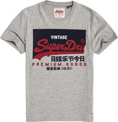 Superdry Heren tshirt T-shirt van biologisch katoen met Vintage logo