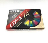 Audio Cassette Tape TDK 74 CDing-II high position  / Uiterst geschikt voor alle opnamedoeleinden / Sealed Blanco Cassettebandje / Cassettedeck / Walkman / TDK cassettebandje.