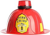 FUNIDELIA Brandweer helm voor vrouwen en mannen Vuur - Rood