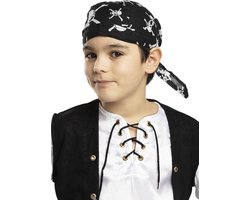 overzien raket meubilair FUNIDELIA Zwarte Piraten Bandana voor meisjes en jongens | bol.com