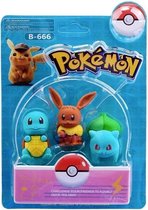 Pokemon set 3 stuks Battle gum