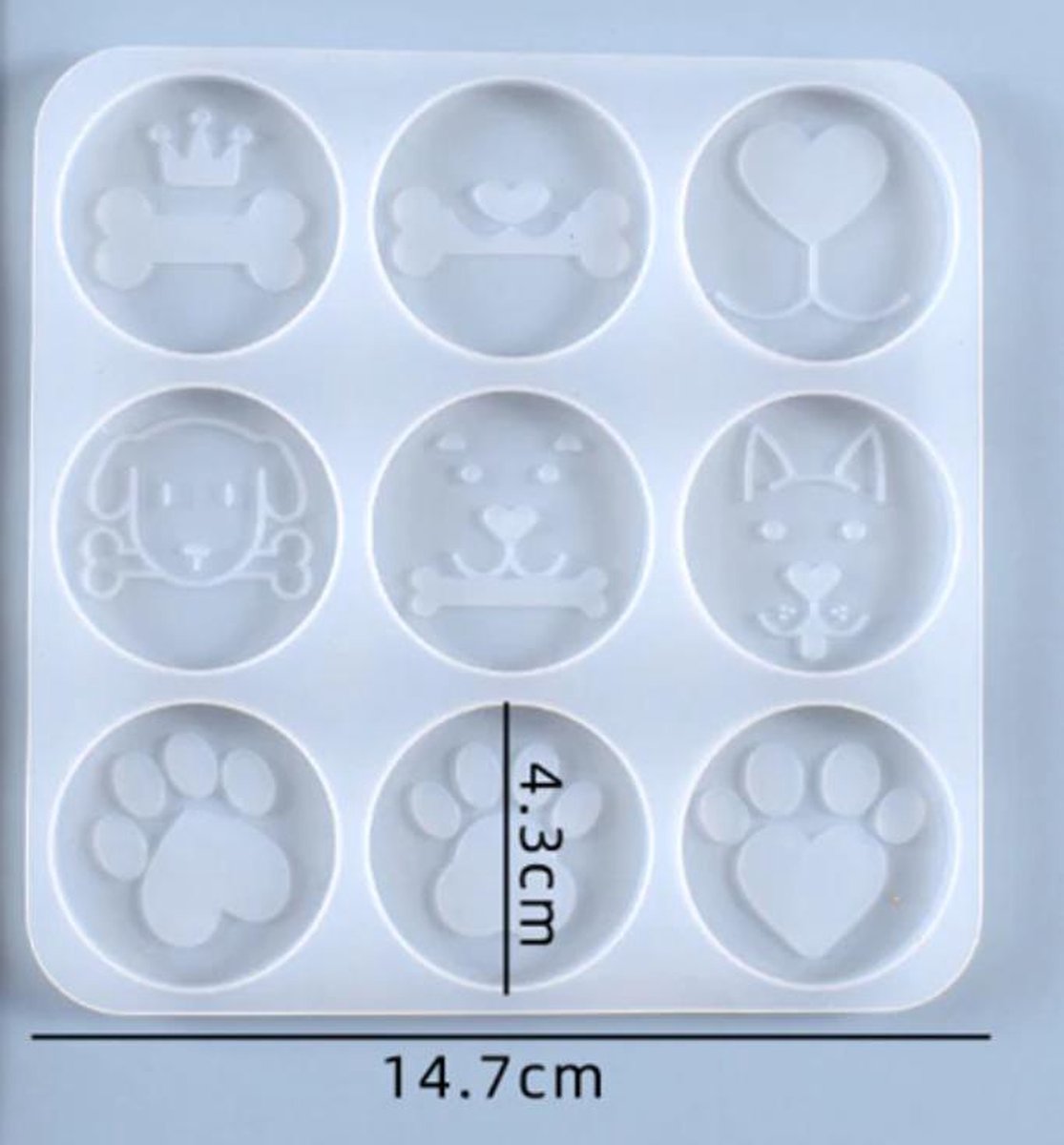 Moule Silicone Grand Format Pour Support Cuillère - Plateau 23x13 Cm Pour Résine époxy, Bougies, DIY Décoratif