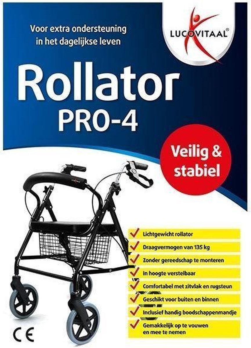 Lucovitaal Rollator PRO-4