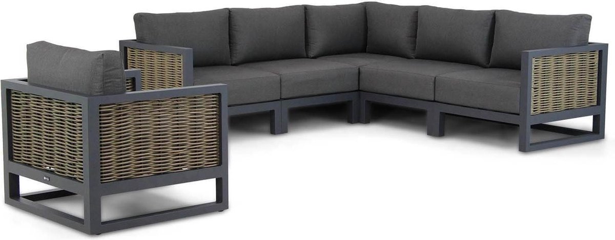 Santika Salviano hoek loungeset 6-delig