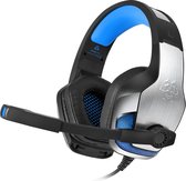 Hunterspider V4 - Gaming Headset - Metalen textuur headset - Multi Platform - Zwart/Blauw