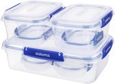 Sistema Klip It + voorraaddozen - 7 delige set - 2x 180ml, 2x 400ml, 2x 1L en 1x 2.2L
