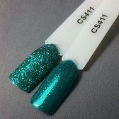 Nagel glitter - Korneliya Crystal Sugar 411 Turqoise