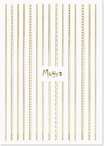 Moyra Nailart Strip Chain 01 Gold