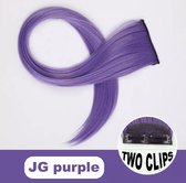 Clip in Extension 2 clips - PAARS Clip in  Extension - Nep haar clip in- duo clip in extension -