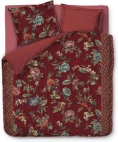 PiP Studio Poppy Stitch Dekbedovertrek - Tweepersoons - 200x200/220 cm - Rood