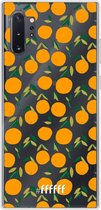 6F hoesje - geschikt voor Samsung Galaxy Note 10 Plus -  Transparant TPU Case - Oranges #ffffff