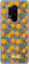 6F hoesje - geschikt voor OnePlus 8 Pro -  Transparant TPU Case - Oranges #ffffff