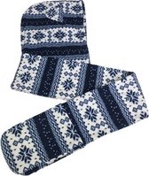 Warme Muts KIDS -  / Sjaal / Handschoen in 1 - Patronen - Kerst -  Polyester - One size - 3-delige set