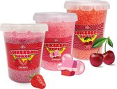 Suikerspin Suiker - Aardbei - Bubbelgum - Kers - 3 potten x 400 gram