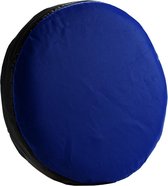 Handtarget/ handpad 7 x 27 cm rond Zwart/blauw