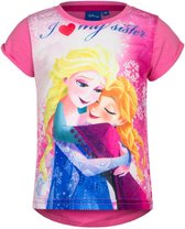 Disney Frozen t-shirt roze maat 116
