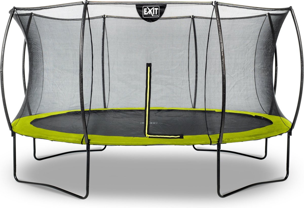EXIT Silhouette Trampoline ø427cm - Op Poten - Rond - Trampoline Buiten - Voor Kinderen - Groen — afbeelding 13