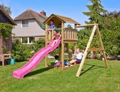 Houten Speelhuisje met Schommel • Cottage 1-Swing Module 220