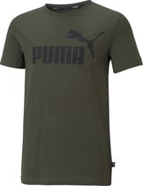 Puma Essentials kinder sport T-shirt - Groen - Maat 140