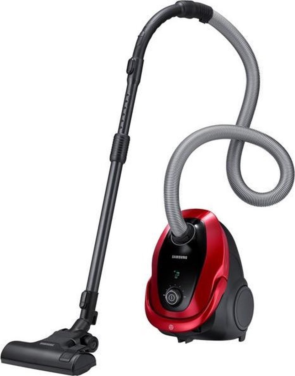 Samsung VC07M25E0WR - Stofzuiger met zak - Rood Zwart;Rood