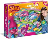 TROLLS Grote vloerpuzzel - met electrische pen - 24 grote stukken met opdrachten - 8005125617500