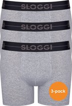 Sloggi Men GO Short - heren boxers (3-pack) - grijs -  Maat: XL