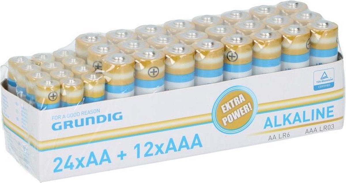 Voordeelset batterijen AA en AAA 108x stuks alkaline - Batterijen  voordeelpakket AA... | bol.com