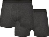 Senvi Heren boxershorts 2-pack - Maat S - Kleur Donker Grijs