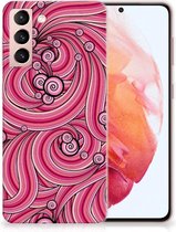 Coque pour Samsung Galaxy S21 Coque  Remous Rose