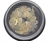 Goudkleurige radertjes voor epoxy sierraden- maken- Charme Bijoux
