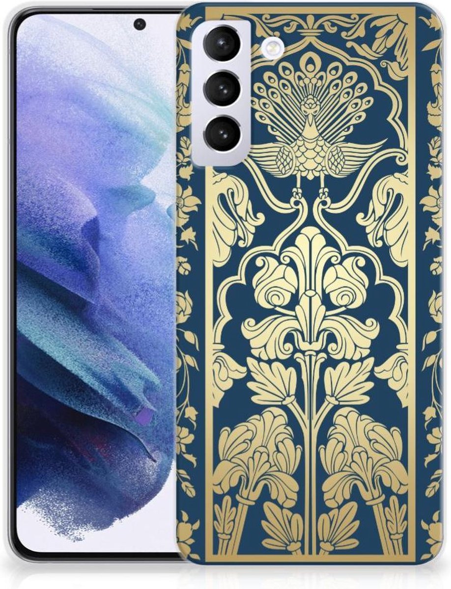 Samsung Galaxy S21 Plus TPU Case Beige Flowers